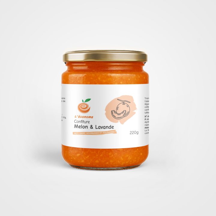 confiture melon lavande