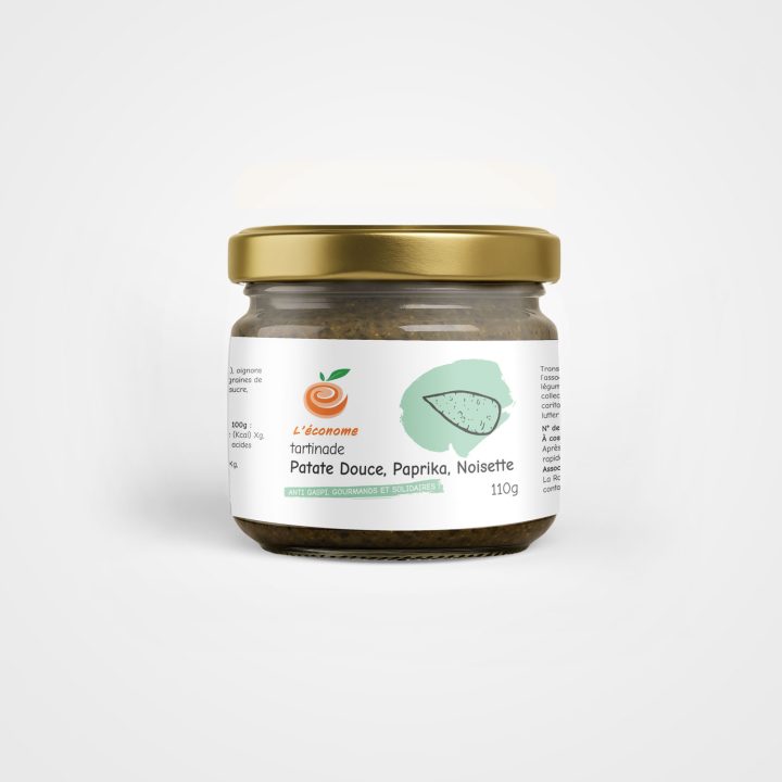 Tartinade Patate douce paprika noisette